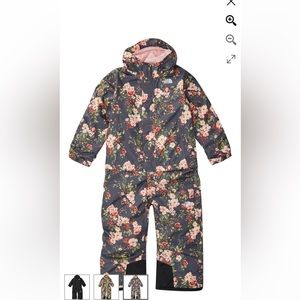 North face snowsuit 3T flowered